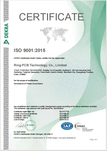 PCBA Certification PCBA Certification
